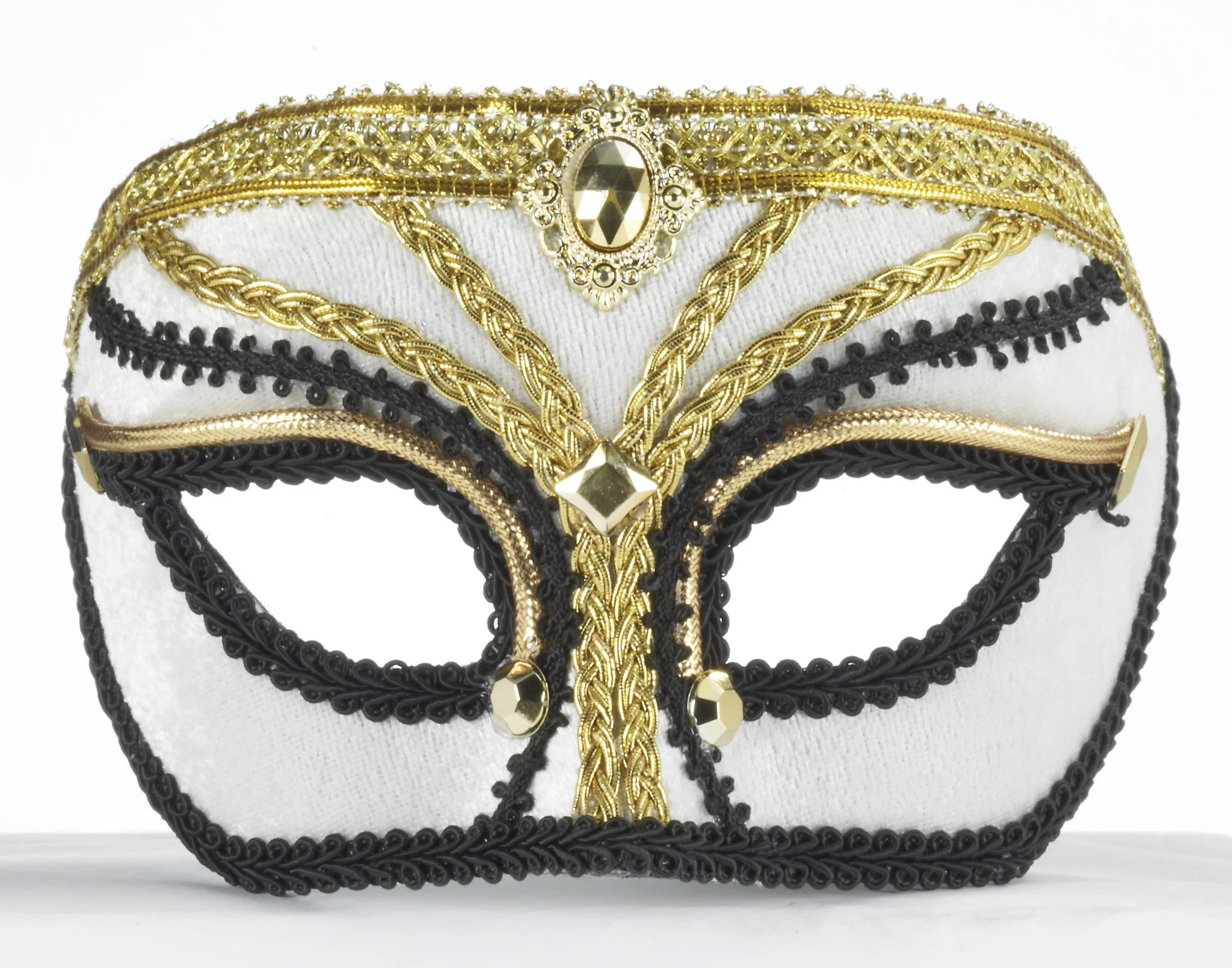Mask-Half On Glasses-White