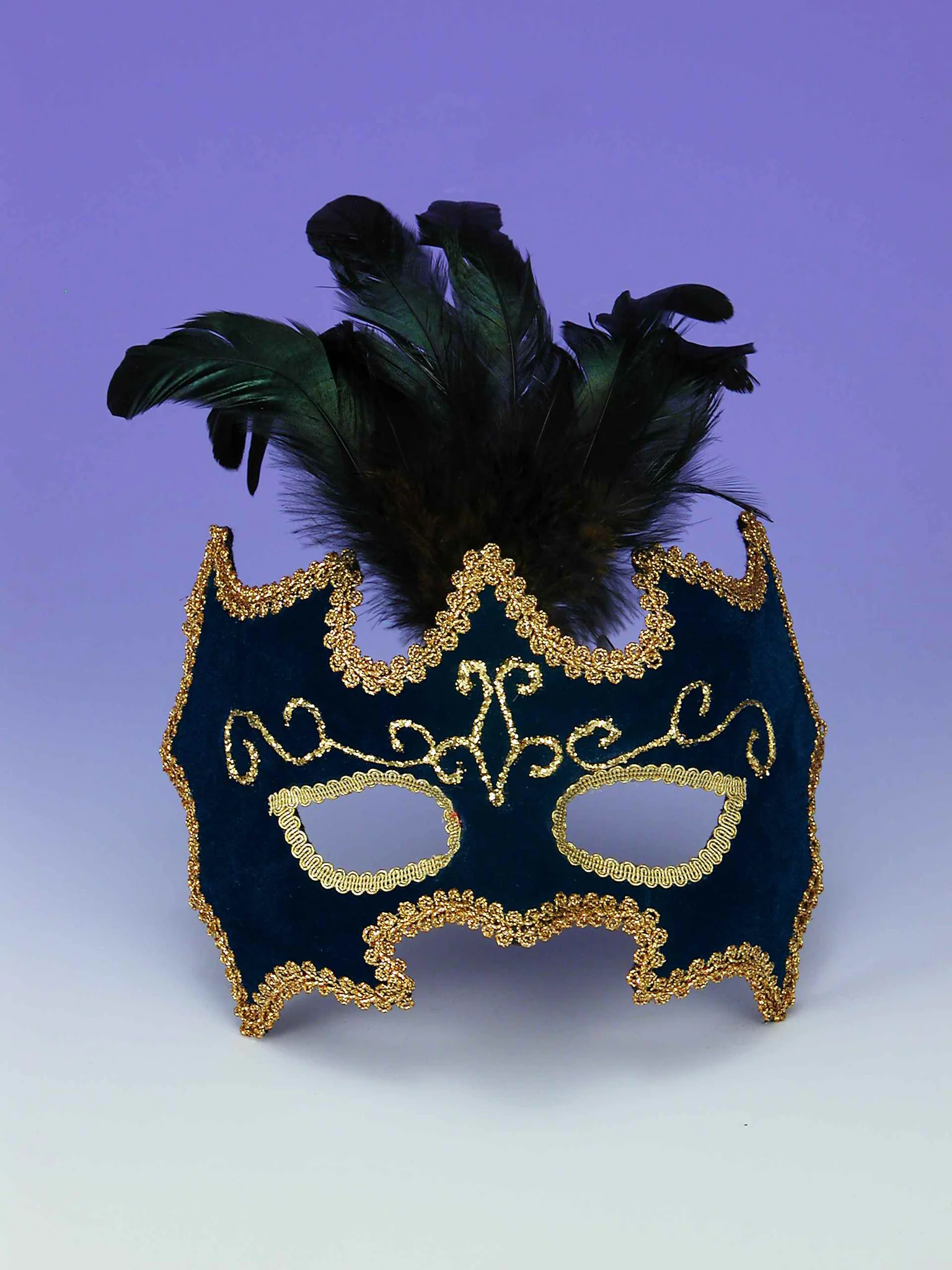 Masquerade Masks Blue/Gold Masks