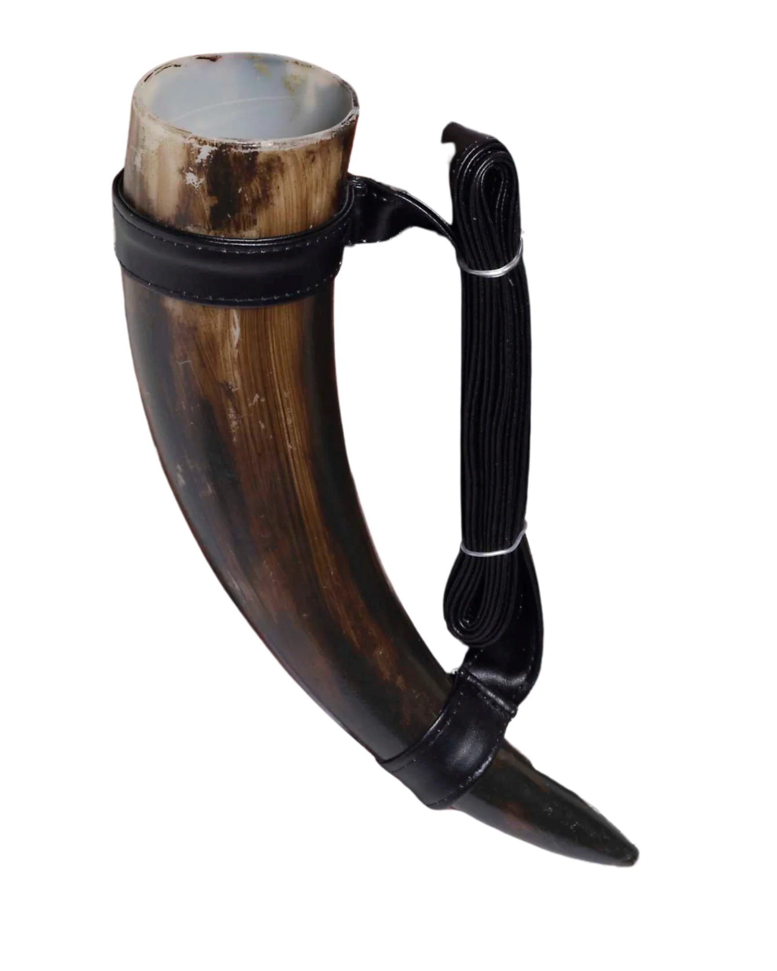 Medieval Fantasy Drinking Horn Costume Prop Accessory