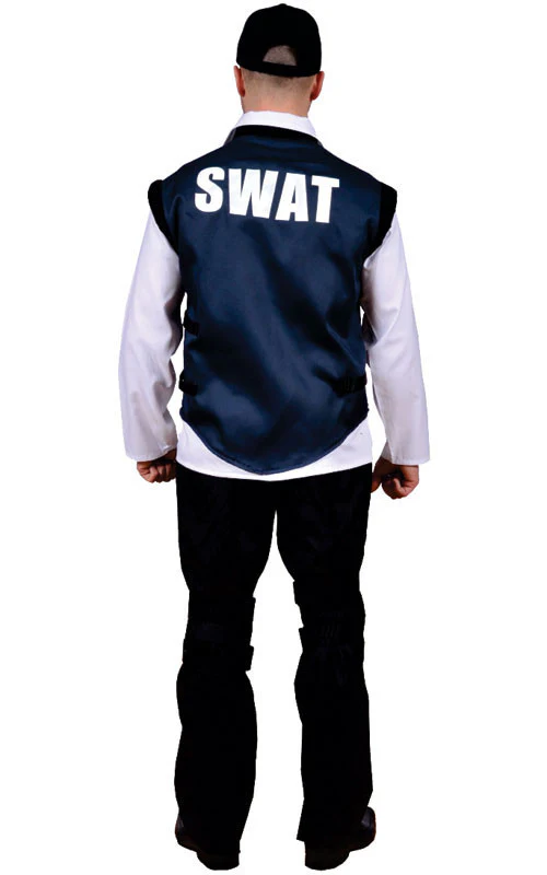Men SWAT Officer Costume
