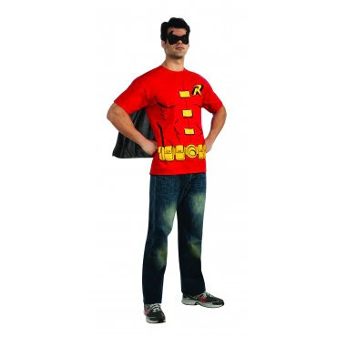 Mens Batman Robin Costume Shirt