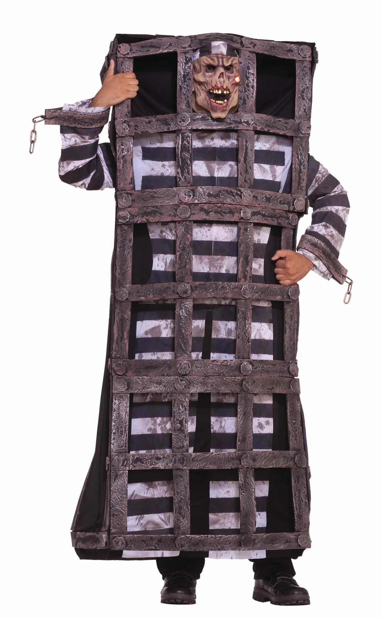 Mens Caged Convict Costume