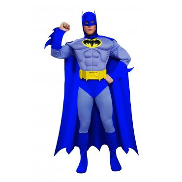 Mens Deluxe Batman Muscle Chest Costume