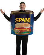 Mens Deluxe Spam Can Costume
