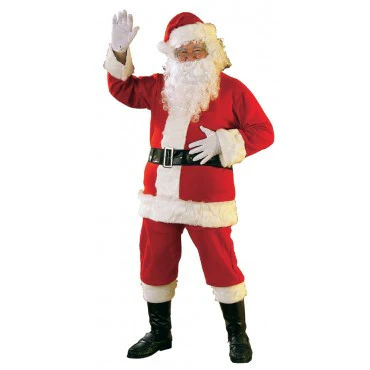 Mens Flannel Santa Suit