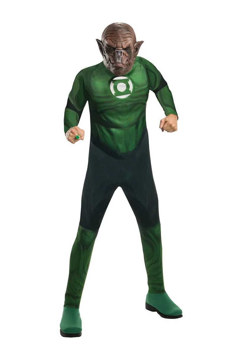 Mens Green Lantern Kilowog Costume
