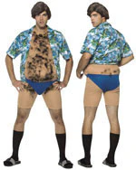 Mens Hairy Banana Hammock Costume