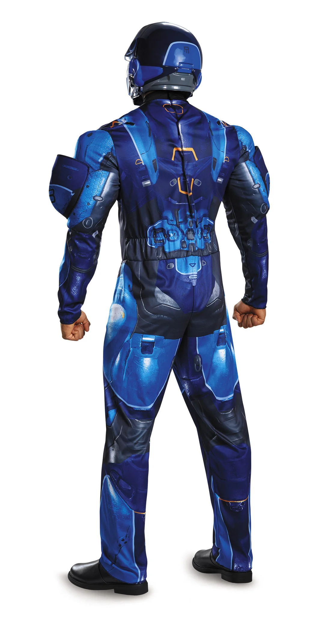 Mens Halo Deluxe Blue Spartan Costume - Image 2