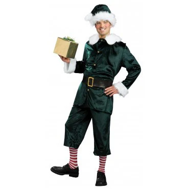 Mens Jolly Green Elf Costume