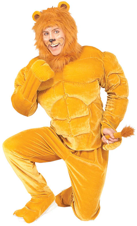 Mens Macho Lion Costume