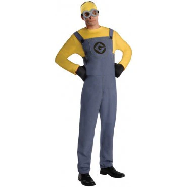 Mens Minion Dave Costume