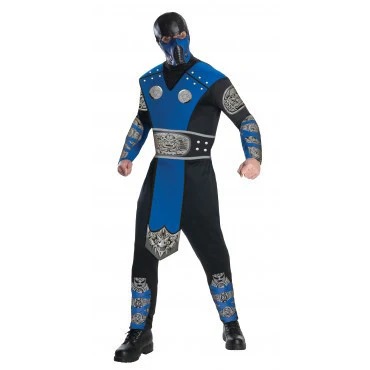 Mens Mortal Kombat Sub-Zero Costume