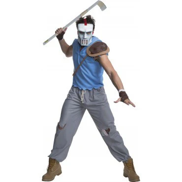 Mens Ninja Turtles Casey Jones Costume