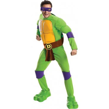 Mens Ninja Turtles Deluxe Donatello Costume