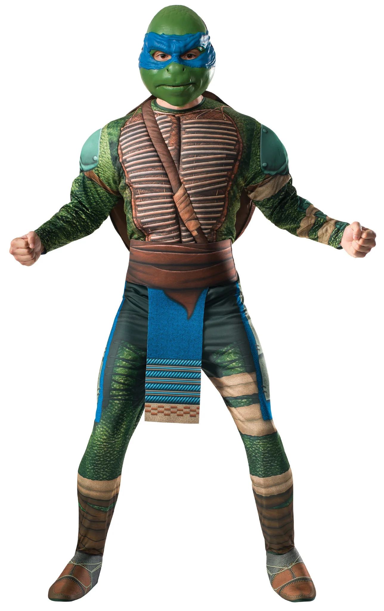Mens Ninja Turtles Deluxe Leonardo Costume