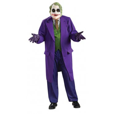 Mens Plus Size Batman The Joker Costume