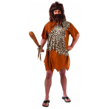 Mens Plus Size Caveman Costume