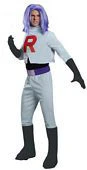Mens Pokemon Team Rocket James Costume
