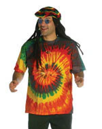 Mens Rasta Tie-Dye T-Shirt