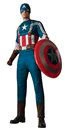 Mens Retro Captain America Costume
