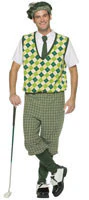 Mens Retro Golfer Costume