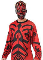 Mens Star Wars Darth Maul Shirt and Mask