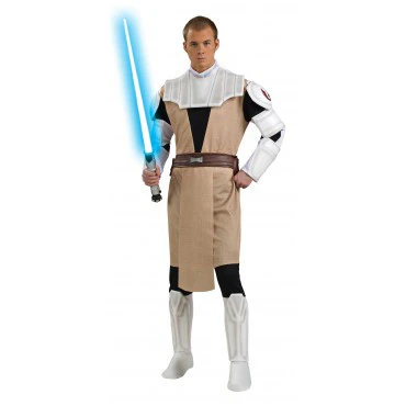 Mens Star Wars Deluxe Obi Wan Kenobi Costume