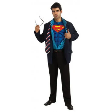 Mens Superman/Clark Kent Costume