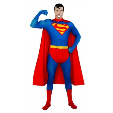 Mens Superman Skin Suit