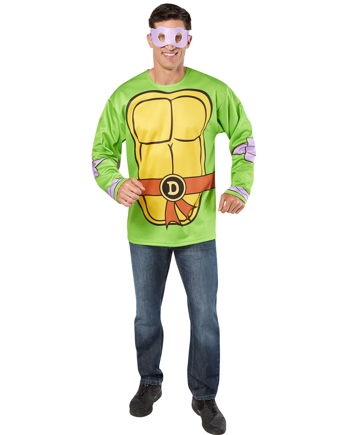 Mens Teenage Mutant Ninja Turtles Donatello Costume Top - Image 5