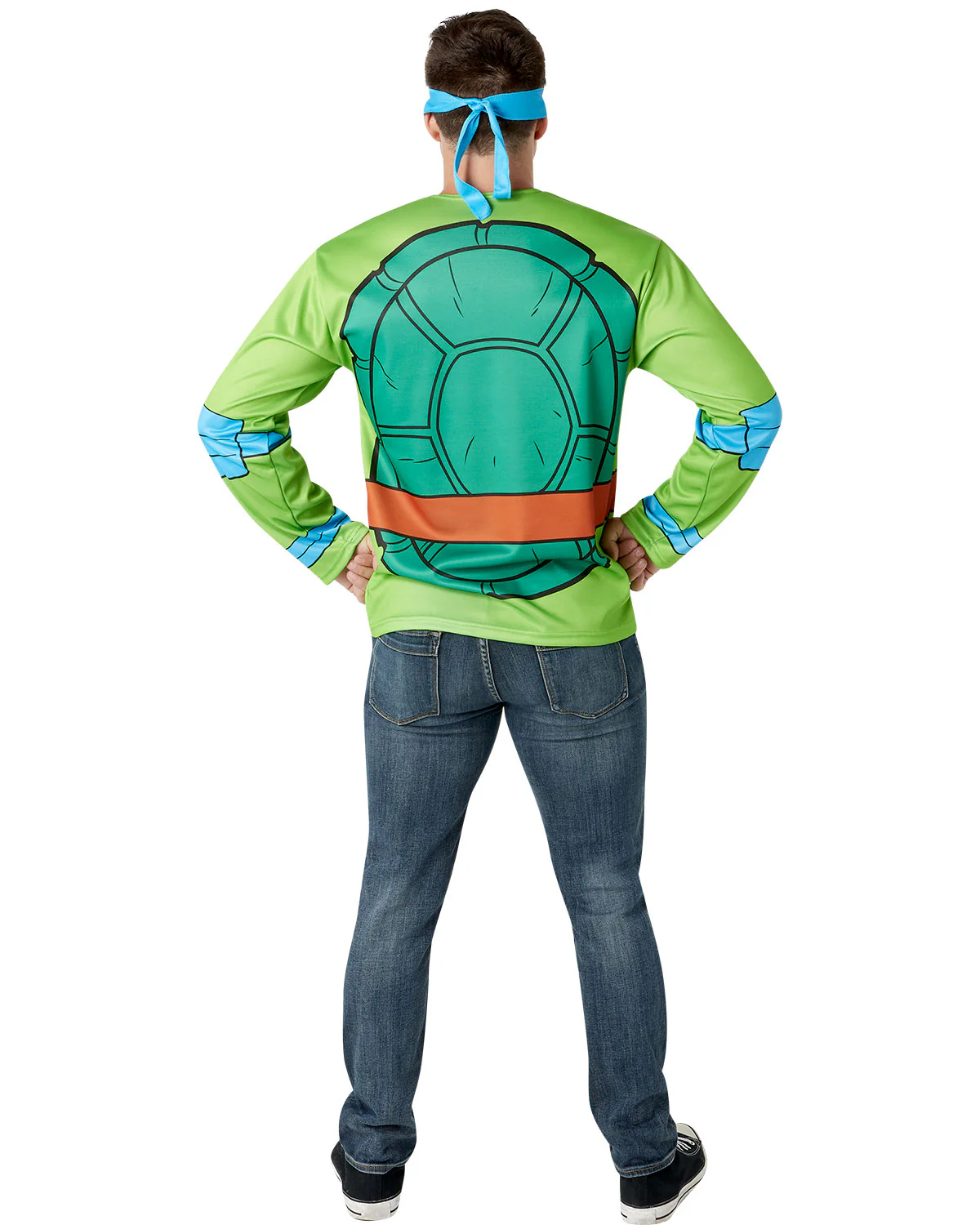 Mens Teenage Mutant Ninja Turtles Leonardo Costume Top - Image 3