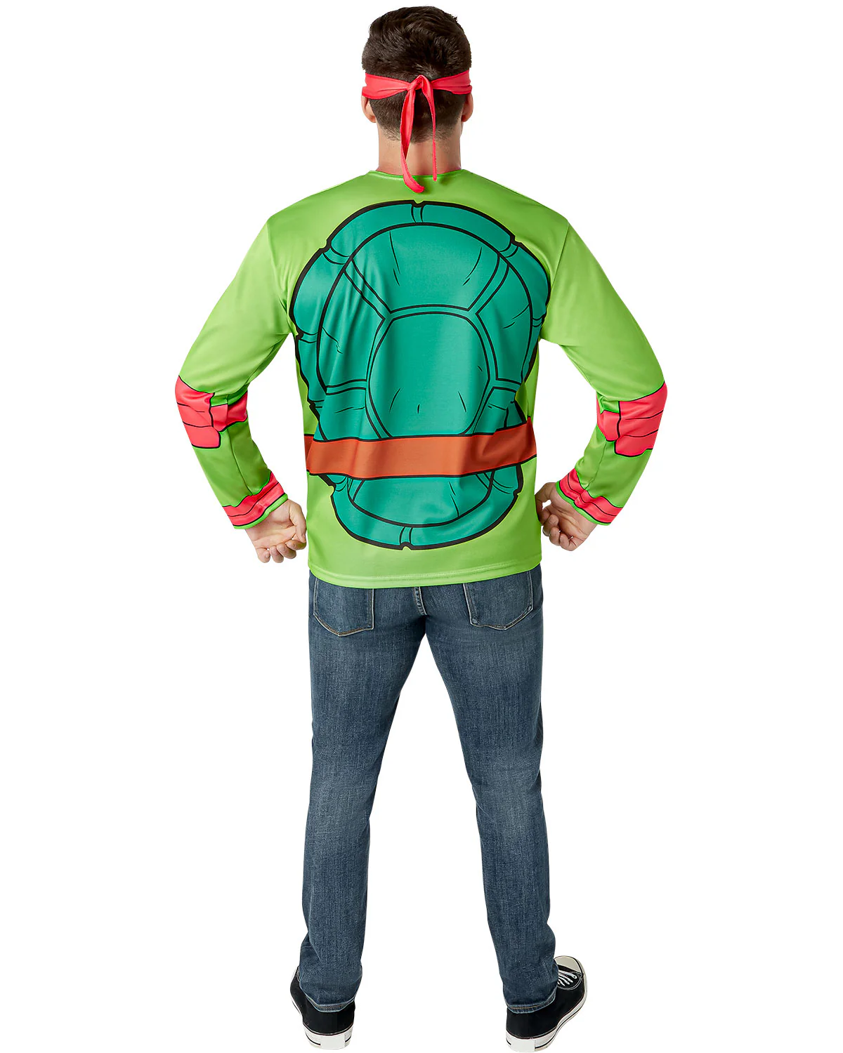 Mens Teenage Mutant Ninja Turtles Raphael Costume Top - Image 3