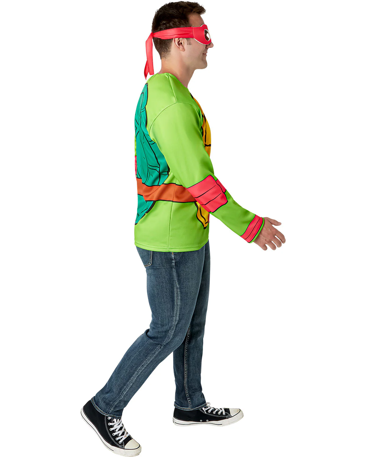 Mens Teenage Mutant Ninja Turtles Raphael Costume Top - Image 4