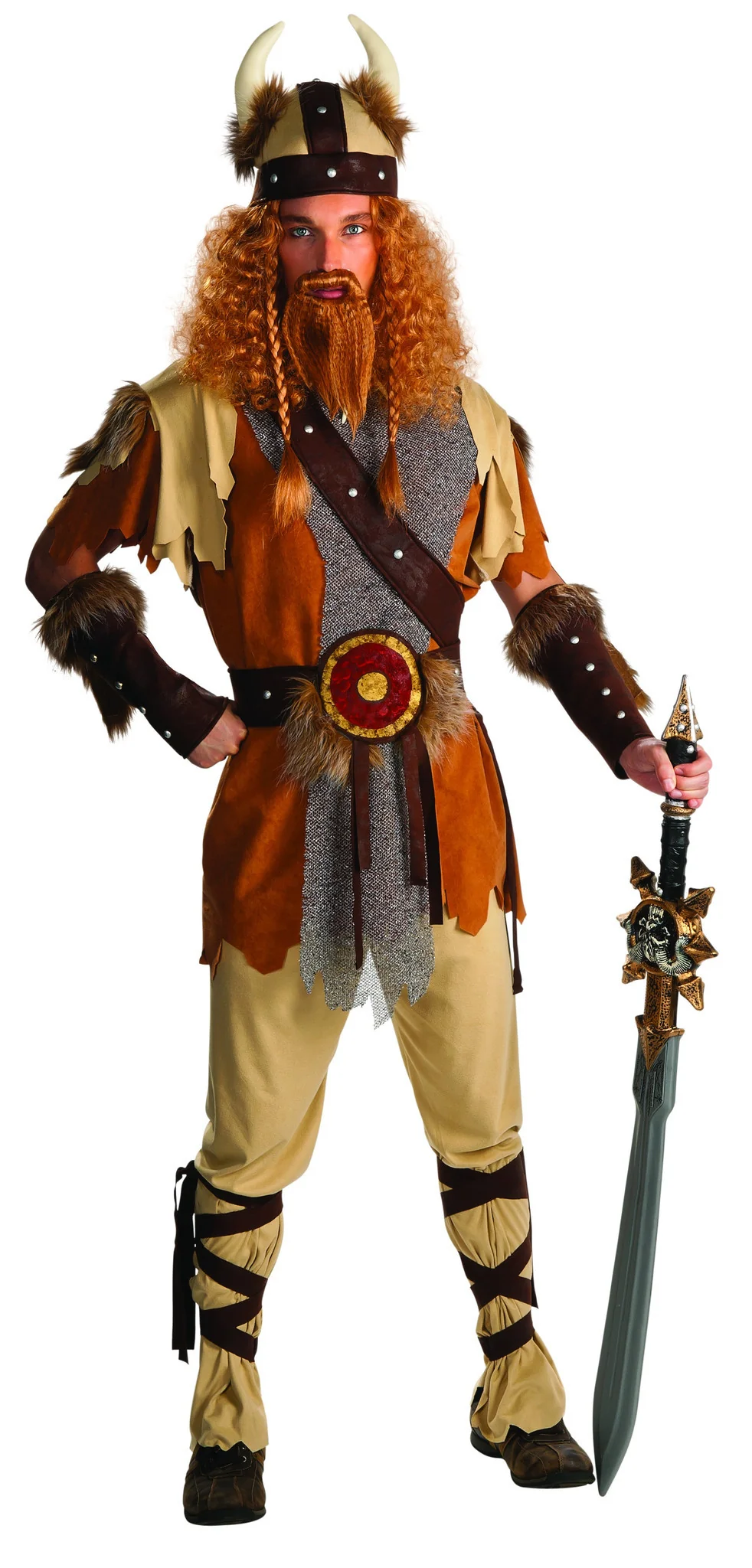 Mens Viking Warrior Costume