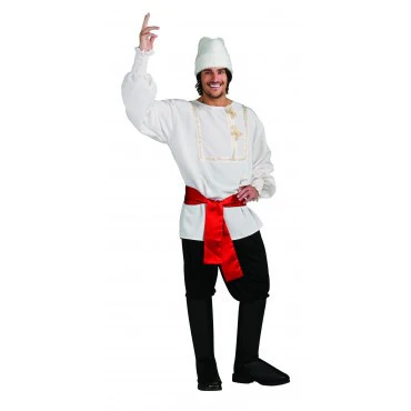 Mens White Russian Costume