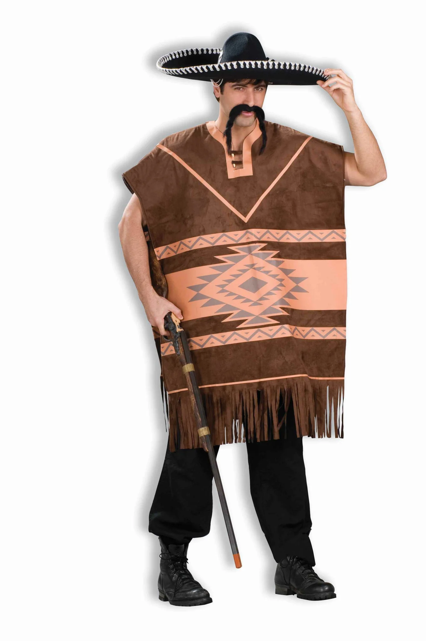 Mexican Costume Poncho for Adults/Teens
