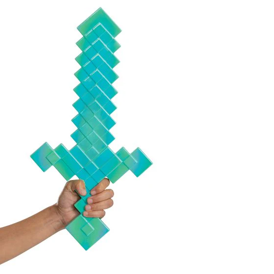 Minecraft Diamond Sword Costume Prop Accessory - Image 2