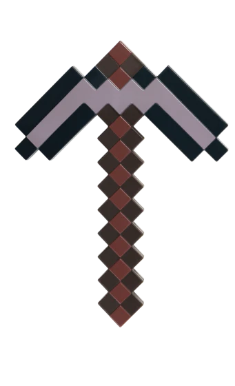 Minecraft Netherite Pickaxe Costume Prop Accessory
