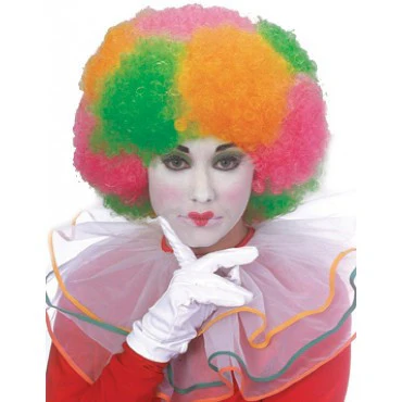 Neon Clown Wig - Various Colors - Image 3