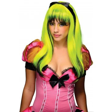 Neon Doll Wig - Various Colors