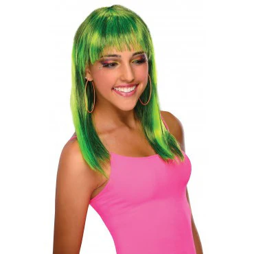 Neon Glamorous Wig - Various Colors
