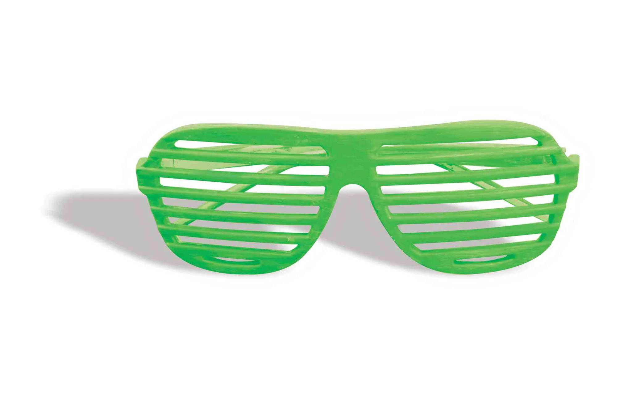 Neon Green Slot Glasses