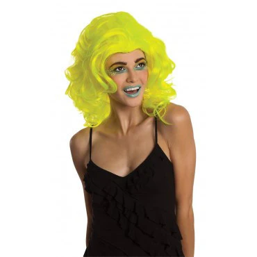Neon New Wave Wig - Various Colors - Image 4