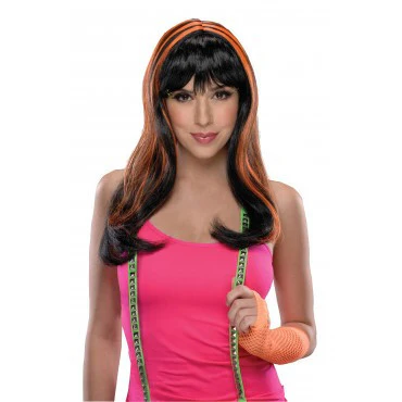 Neon Streaks Wig - Various Colors