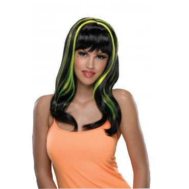 Neon Streaks Wig - Various Colors - Image 4