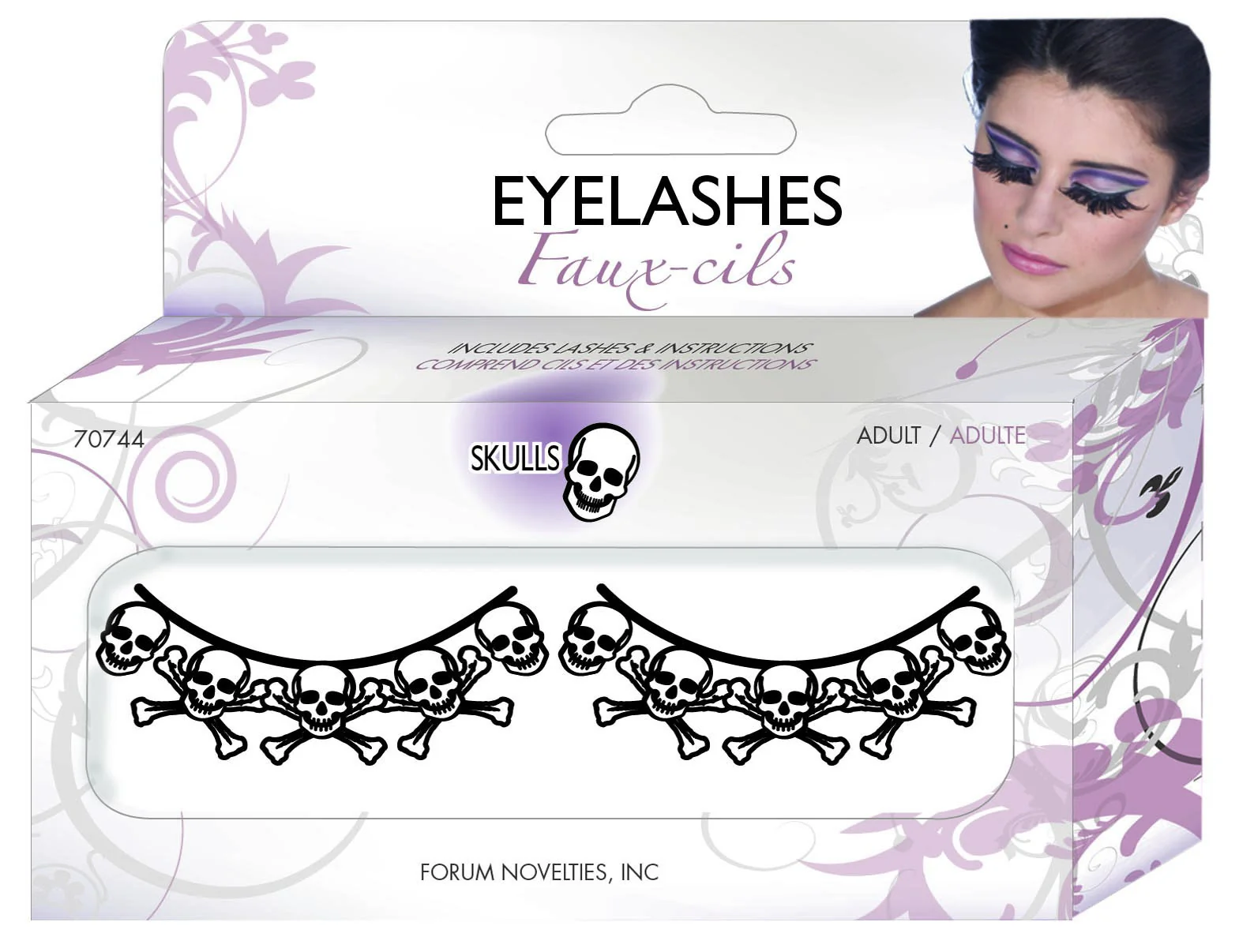 Paper Eyelashes-Skulls