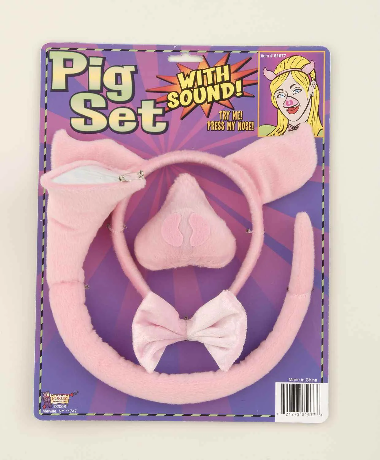 Pig Halloween Costume Kits with Sound