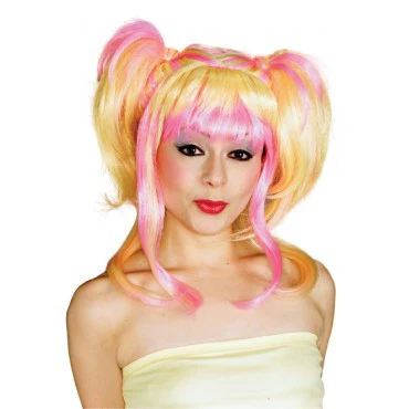 Pink Hearts Wig