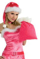 Pink Santa Purse