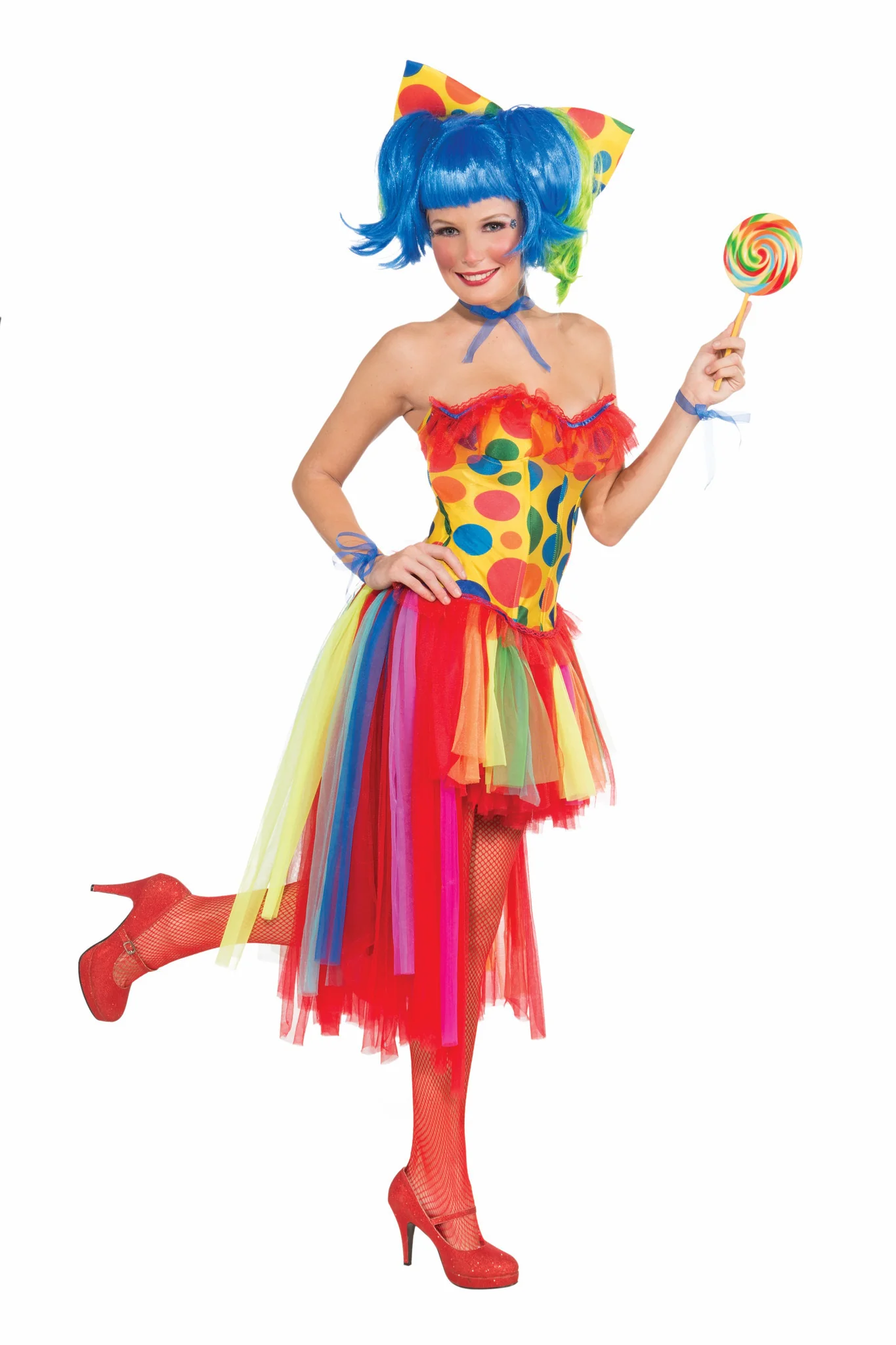Pippi Polka Dot Clown-Tutu